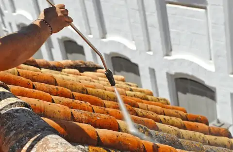 Nettoyage de toitures - Lanmérin